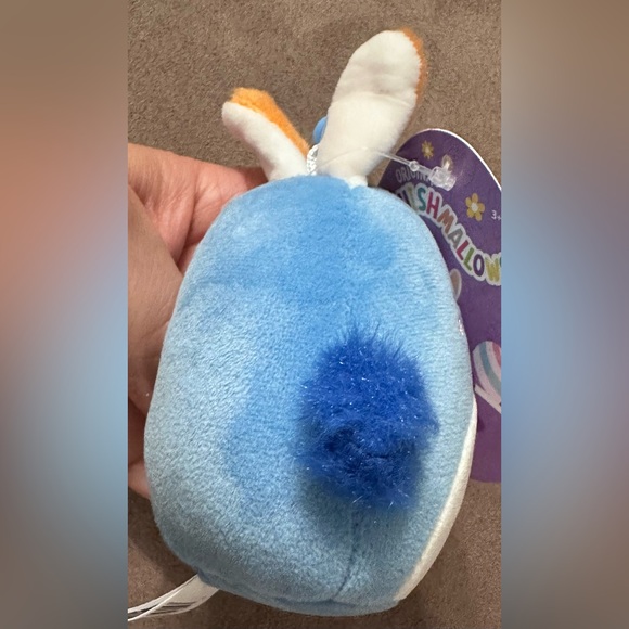 Kellytoy Bebe the Bluebird Squishmallow Clip-on Backpack Stuffed Plush Toy 5” - Picture 9 of 16